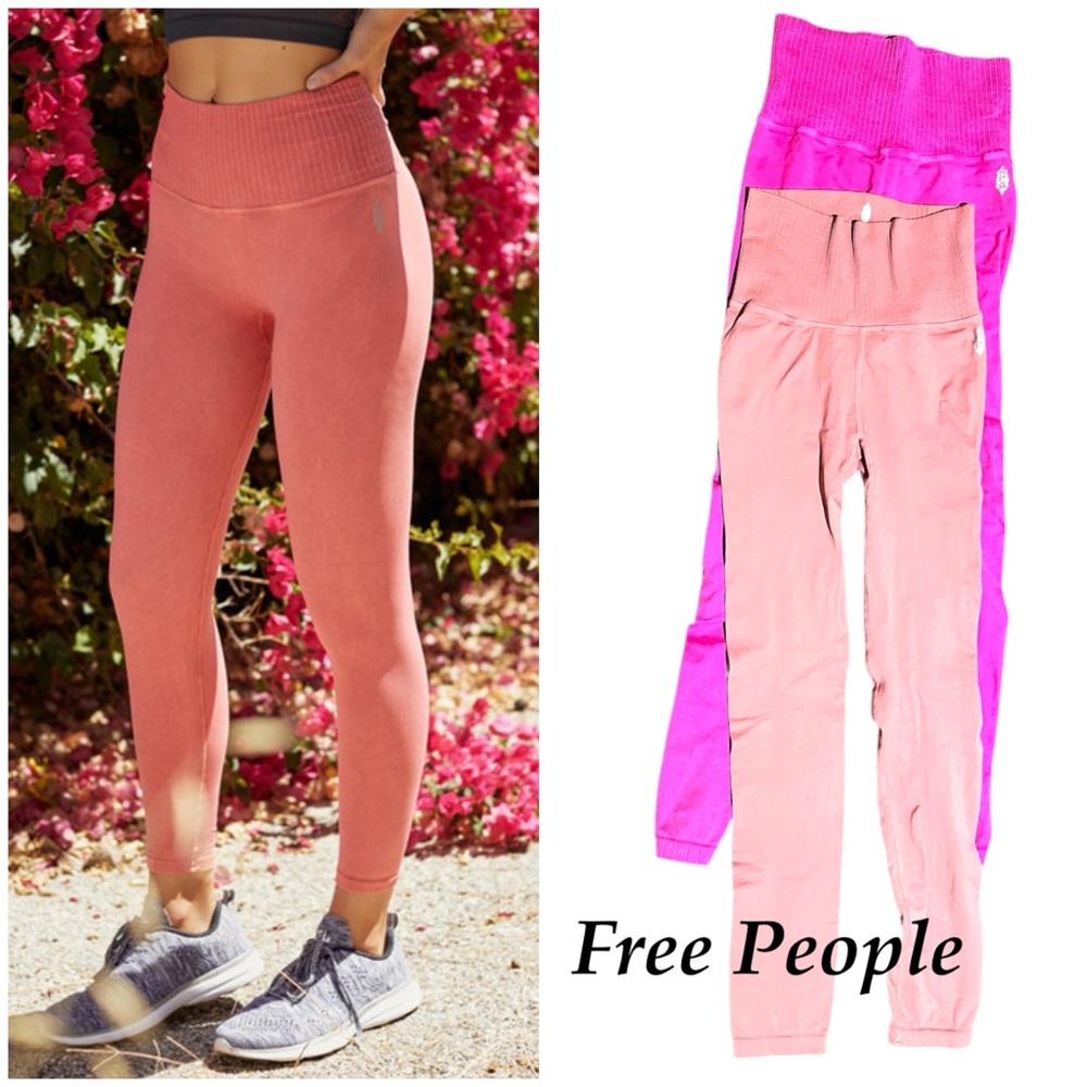 The Good Karma Legging by Free People Movement  .,Pomelo, fucsia
